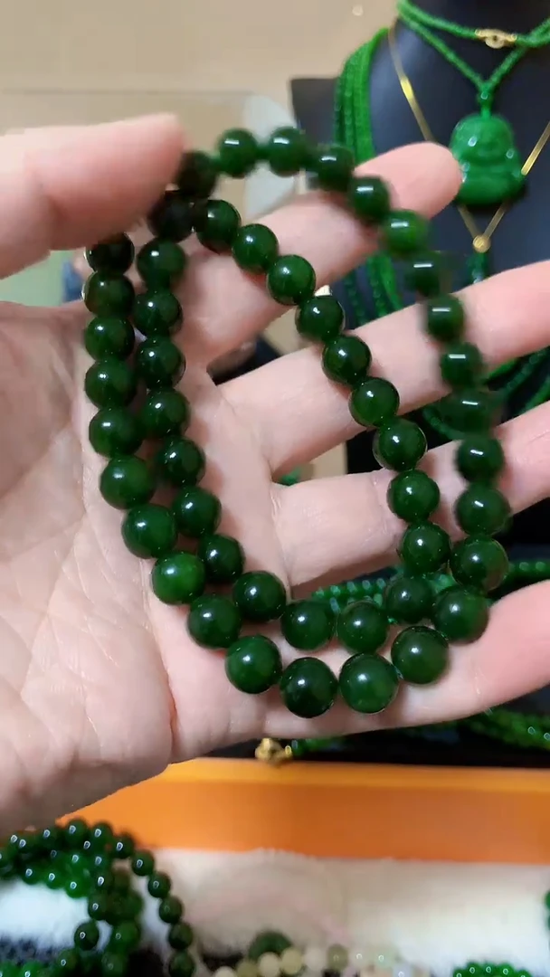 【闪购商品】和田玉（碧玉）项链未镶嵌10