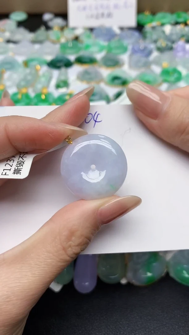 颈饰未镶嵌翡翠天然缅甸A货翡翠百元以上9元证书费自理