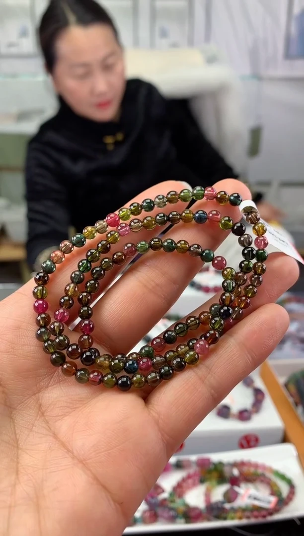 未镶嵌手串碧玺多样性发一条