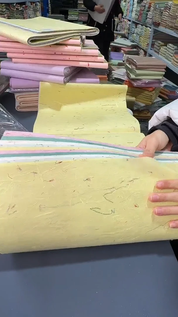 34*138青丝红花清水五色25张