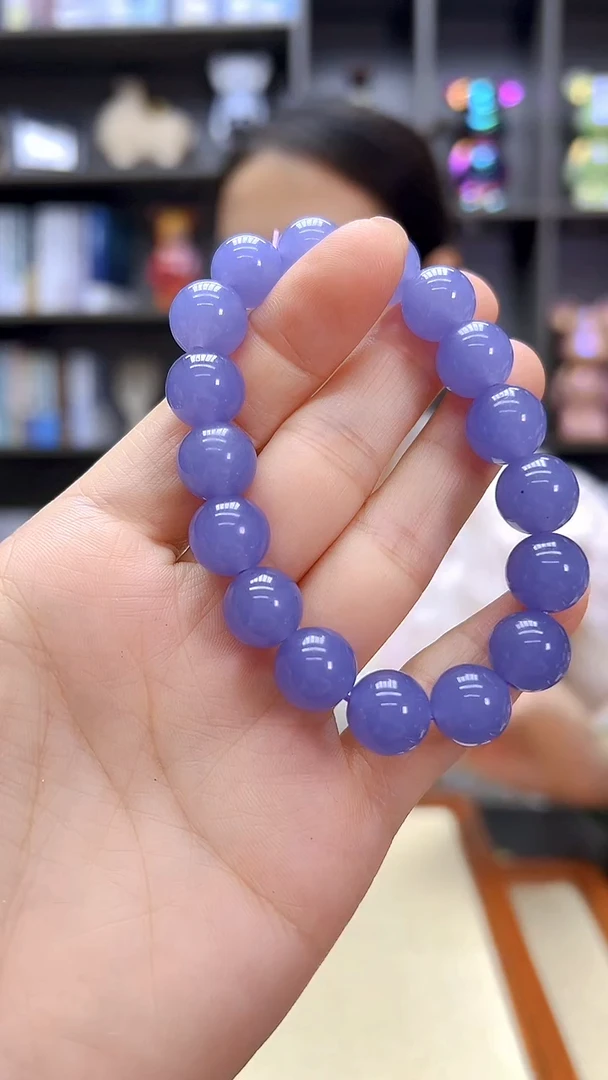 翡翠未镶嵌颈饰丹丹diy劲饰12mm手链