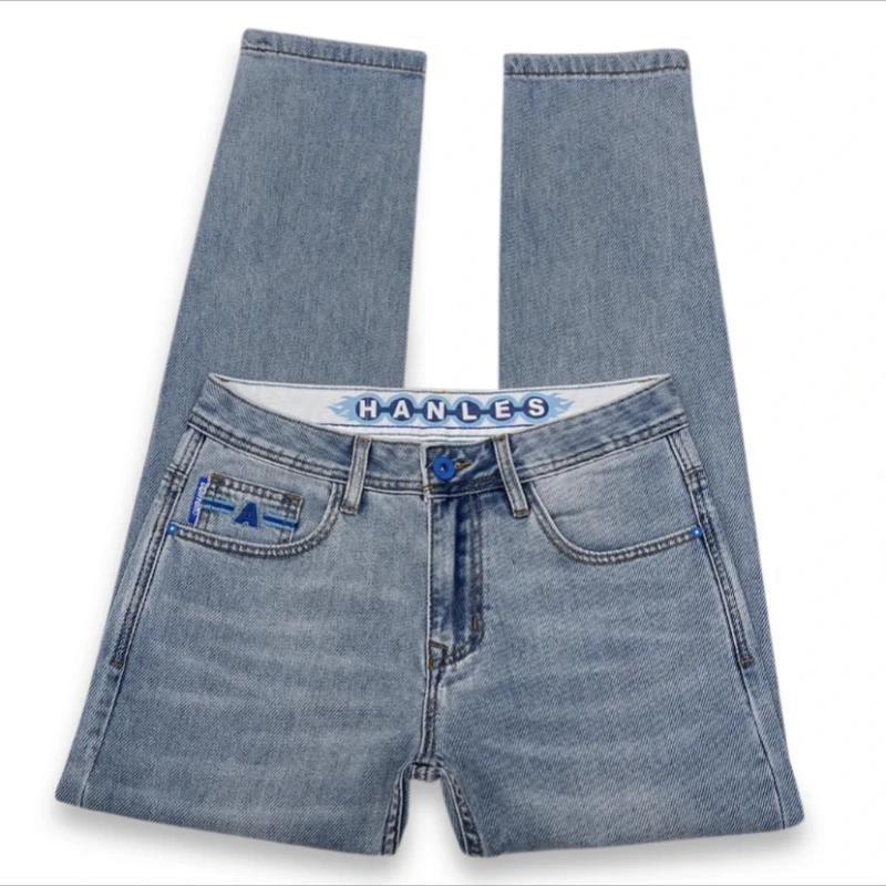 男士牛仔裤男款春夏季新款2025爆款斜纹莱赛尔弹力直筒高档牛仔裤