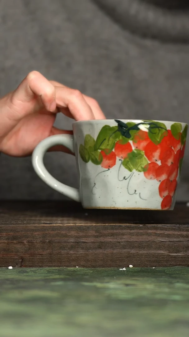 【闪购商品】杯青诗手工手绘瓷器