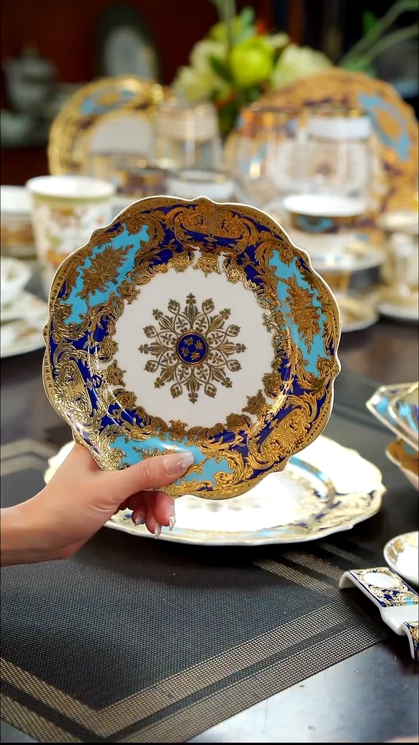 瓷片8英寸平盘   1个