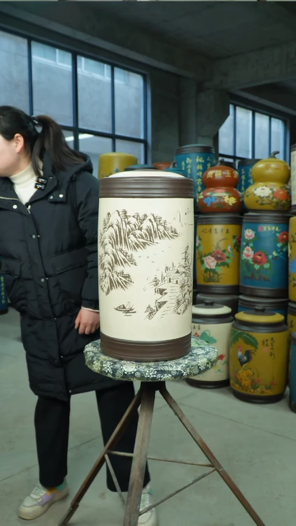 【闪购商品】紫砂茶叶罐21饼紫砂茶叶罐