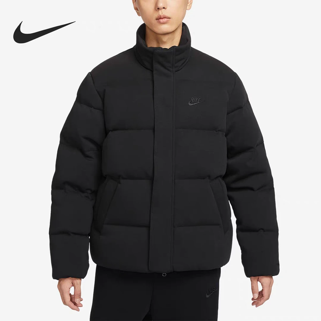 Nike/耐克 冬季新款男简约保暖运动立领羽绒服FB7855-010