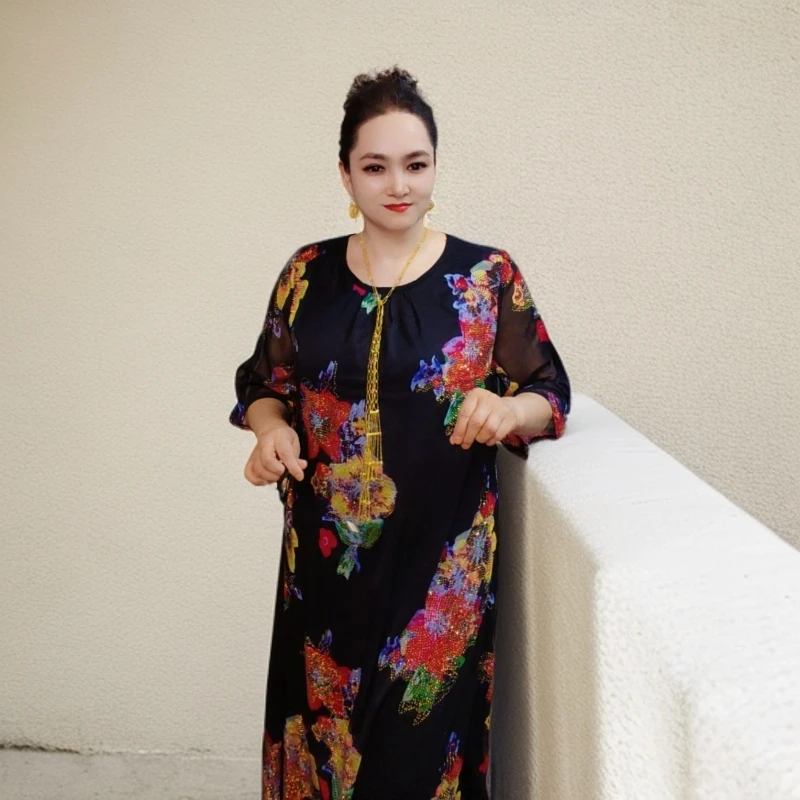 帕热雅大妈女装网红 يىپەك   ئەڭ يىڭلىق时尚休闲民族风