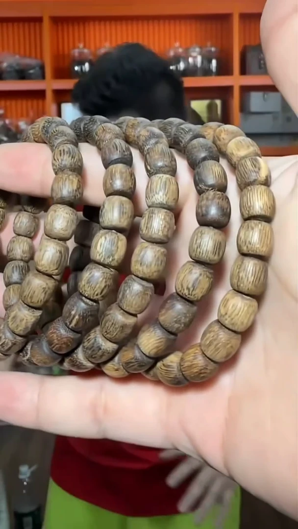 沉香手串57号沉水0.9多样性发一