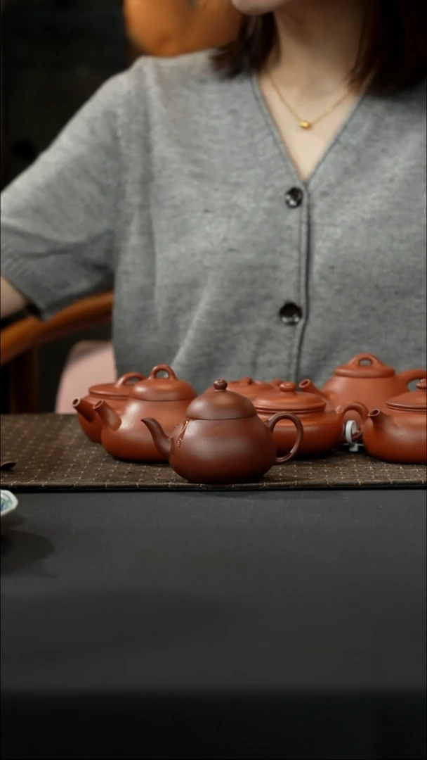 茶壶紫砂底槽清梨式120cc