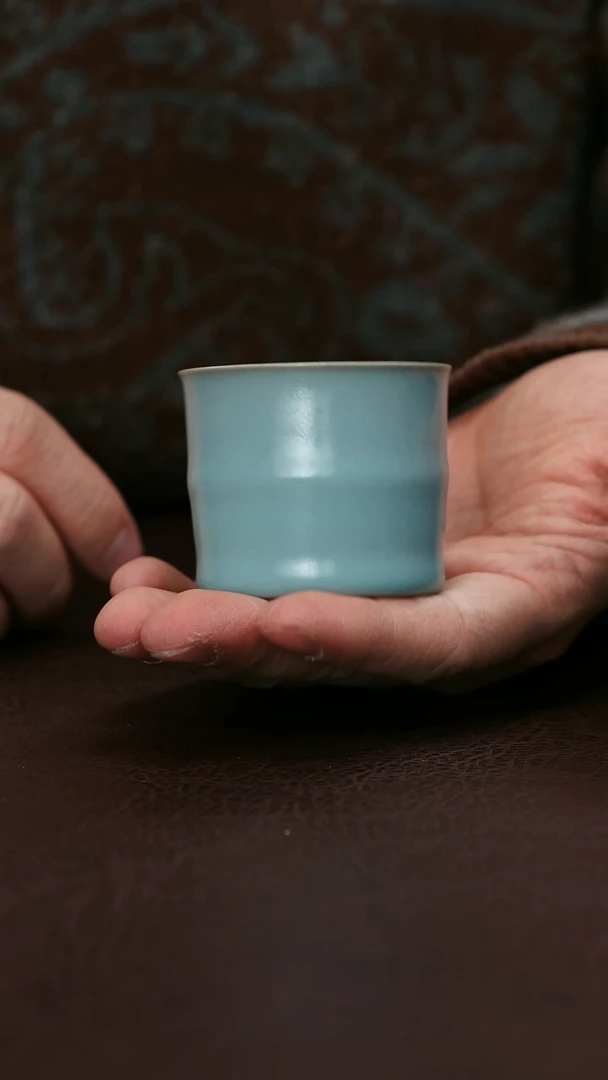 【闪购商品】其他汝官窑精品竹节杯36