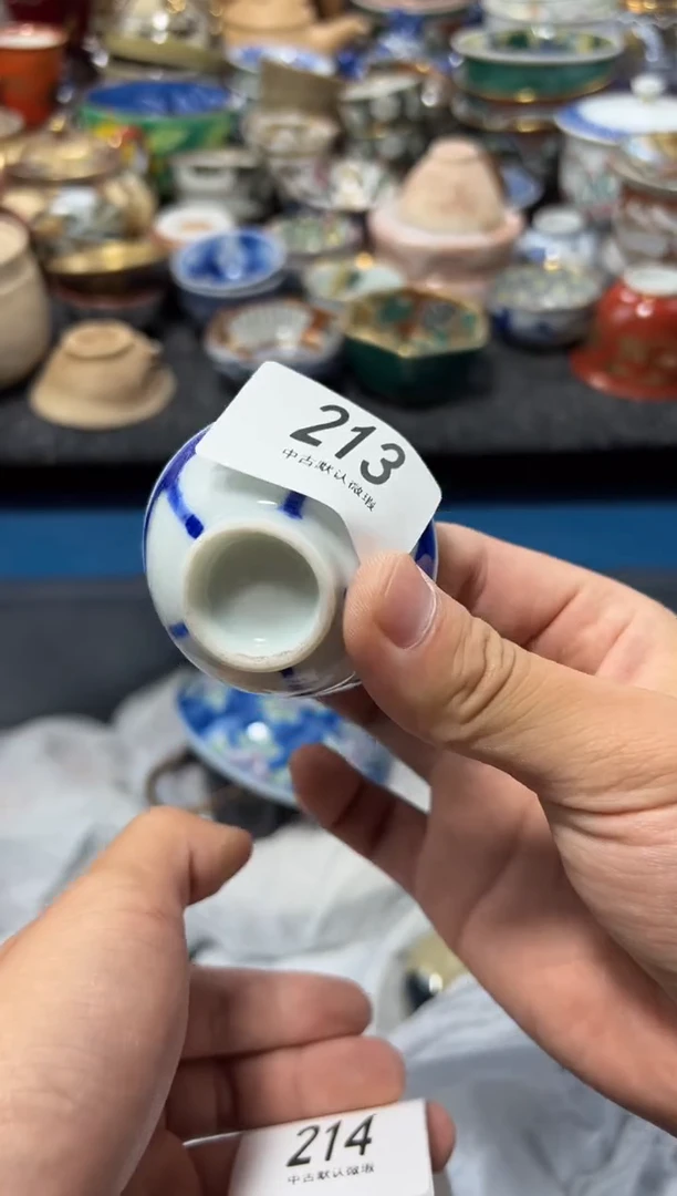 瓷片十*夏目海外回流瓷器中古品。2只