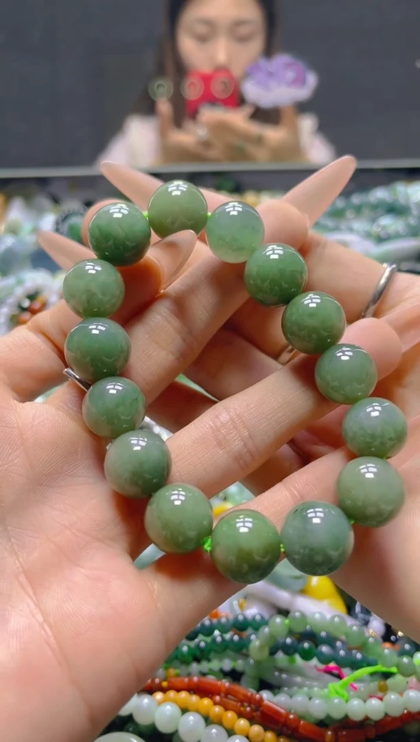 颈饰未镶嵌翡翠13MM