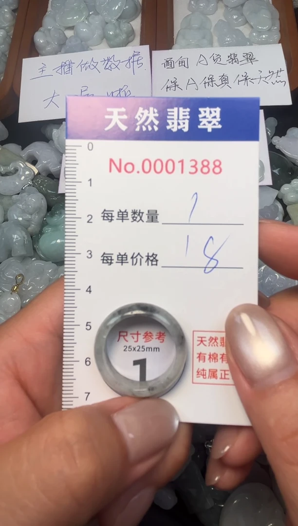 翡翠未镶嵌吊坠(不含链)1388