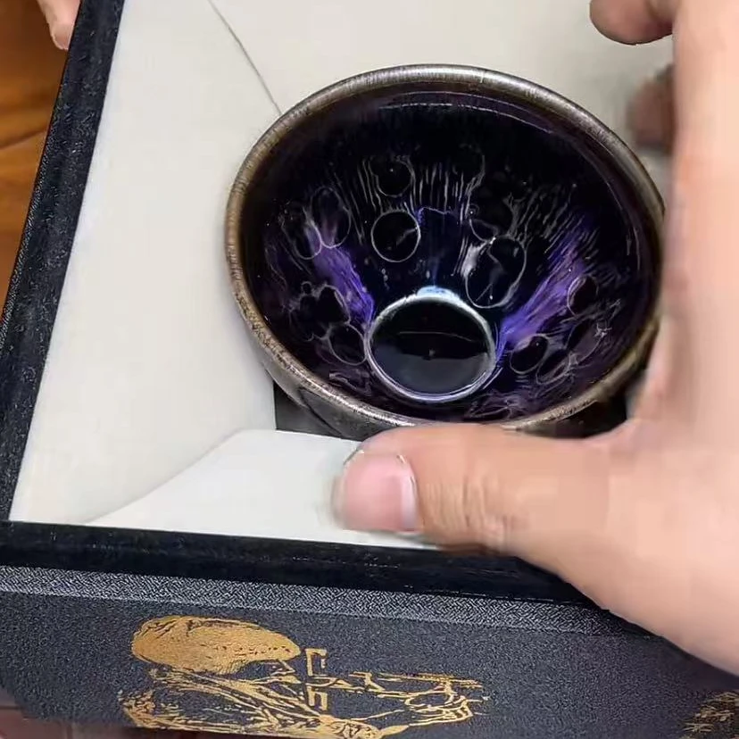 名家胡金花建盏（带证书礼盒）15