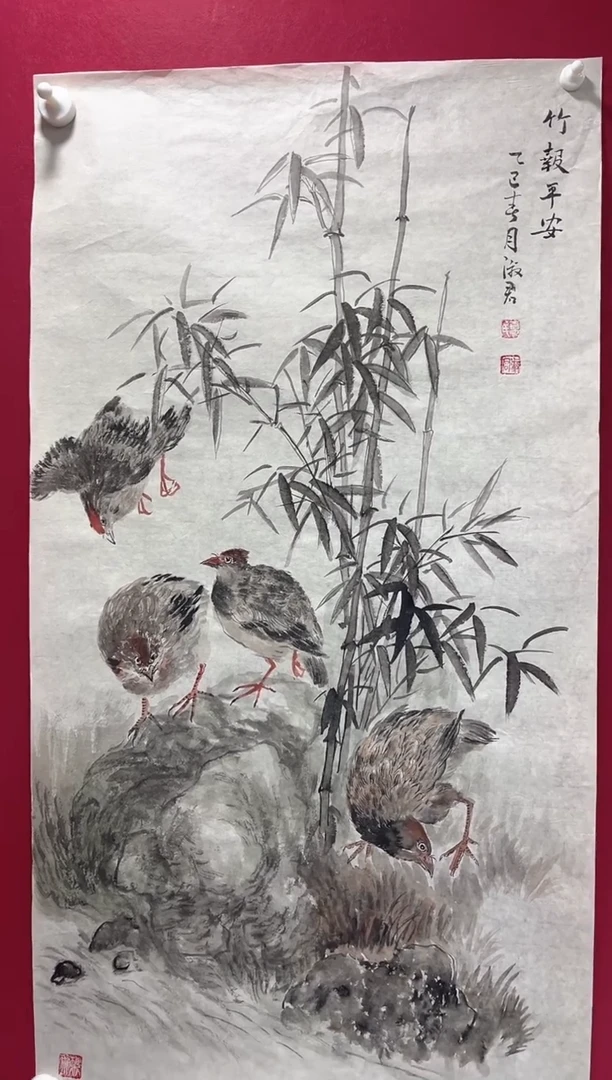 国画夏淑君老师小三尺