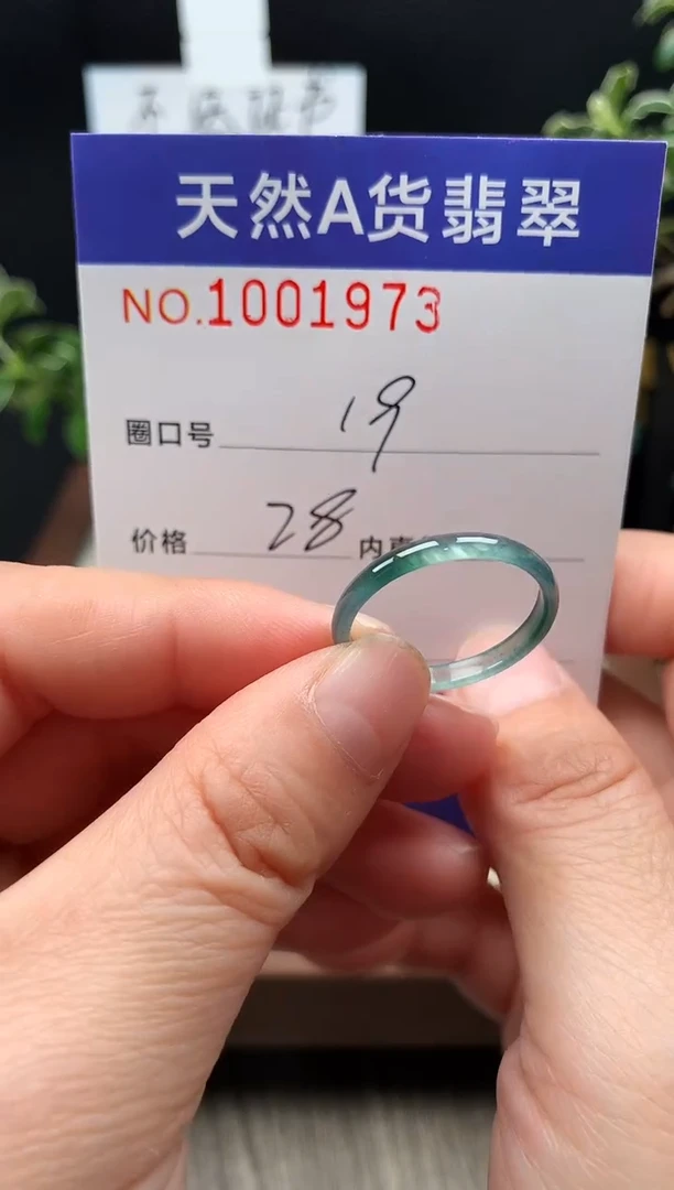 未镶嵌戒指翡翠19#