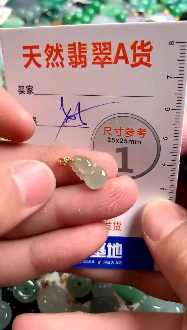 【闪购商品】翡翠颈饰18K金镶嵌14002025