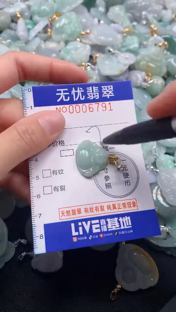 颈饰未镶嵌翡翠6791