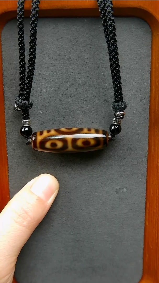 【闪购商品】玛瑙/玉髓珠宝半成品未镶嵌天缘黑金龙六12.7*38