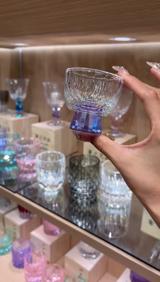 紫色闪烁茶杯  买一送一