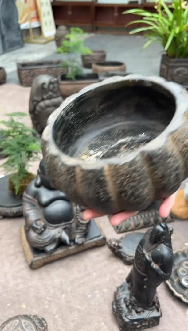 陶土【火山泥】南瓜盆