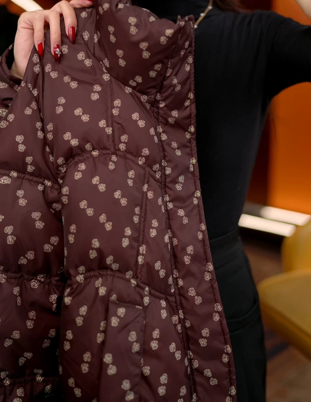 【出口原单】2025新款原版正品保暖气质减龄修身羽绒服ZF-R035-YJYC