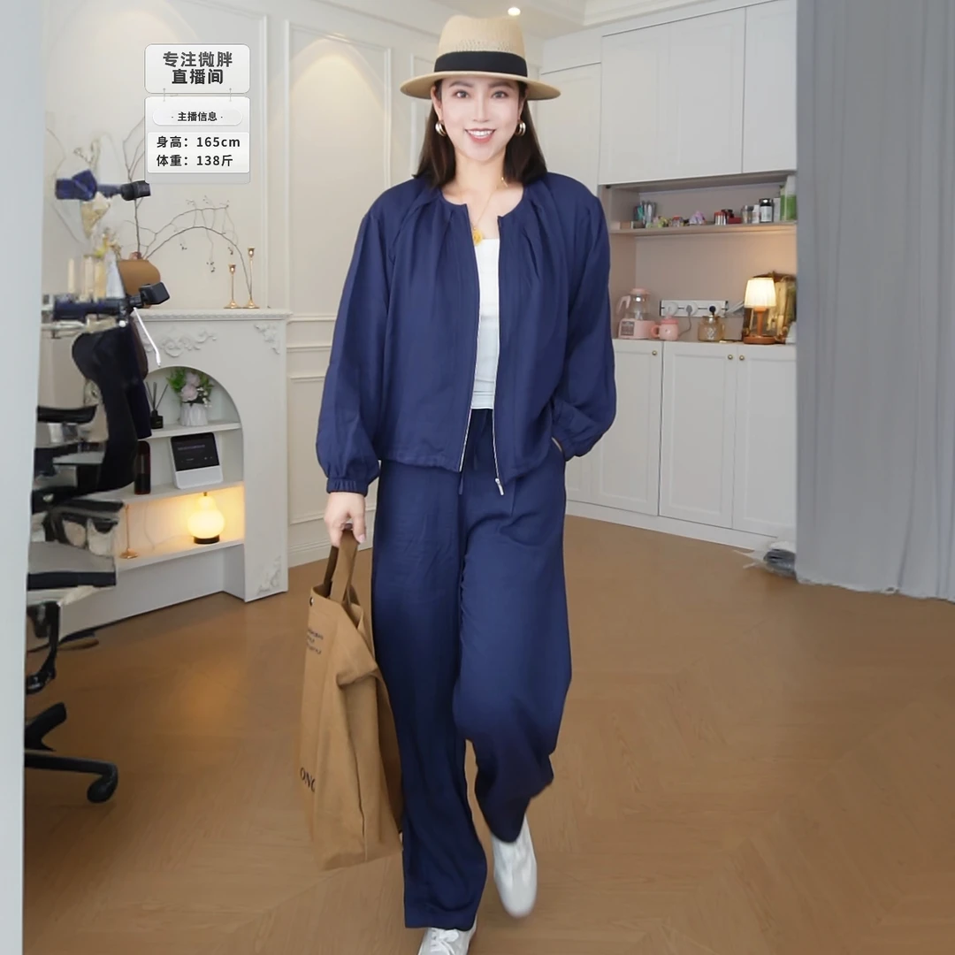 【南西专属】亚麻轻氧穿搭时尚休闲宽松气质套装