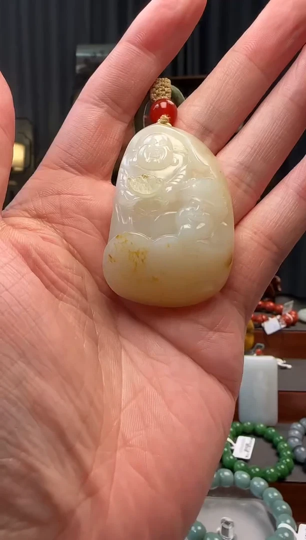 吊坠(不含链)未镶嵌和田玉挂件