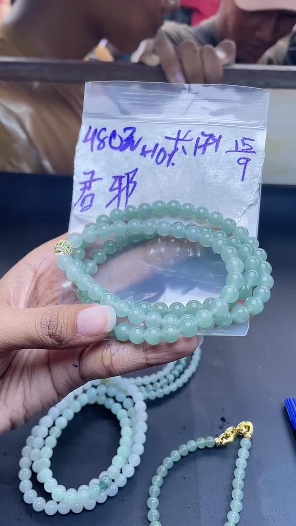 未镶嵌定制翡翠君*定制珠串