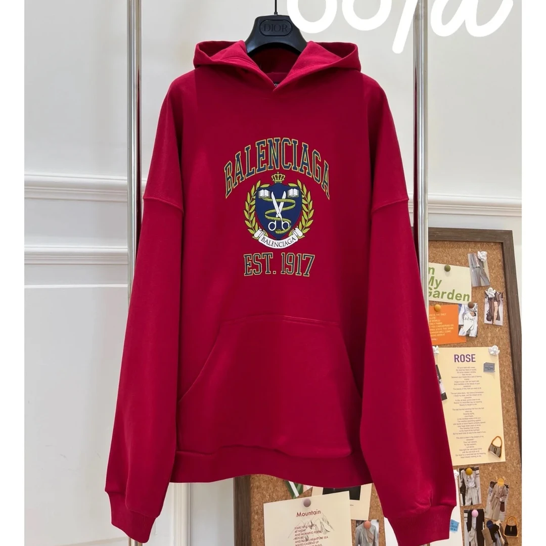 99新 Balenciaga/巴黎世家 双双臻选/巴黎世家卫衣/L码/zz00090