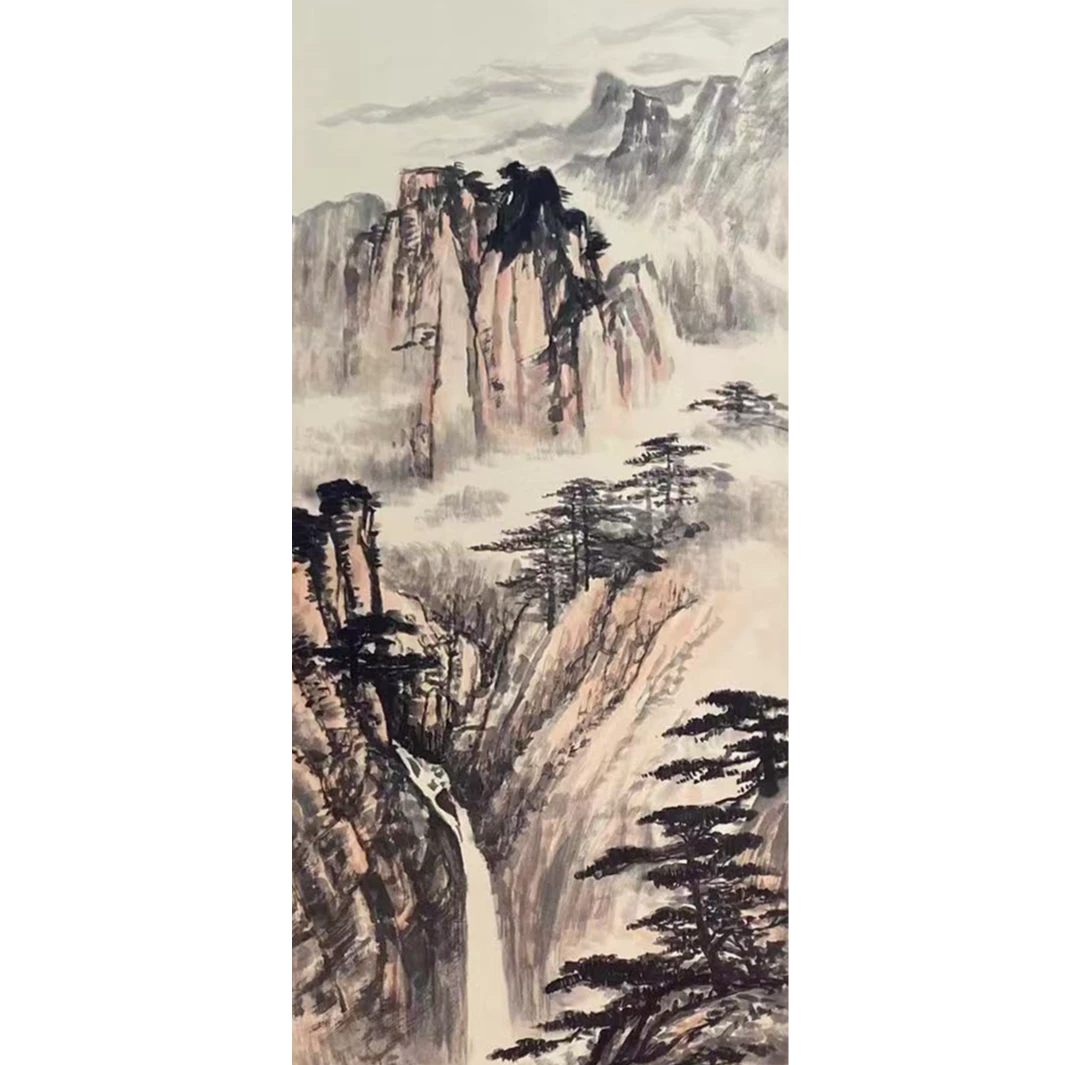 DY12231 山水 纸本 136*45