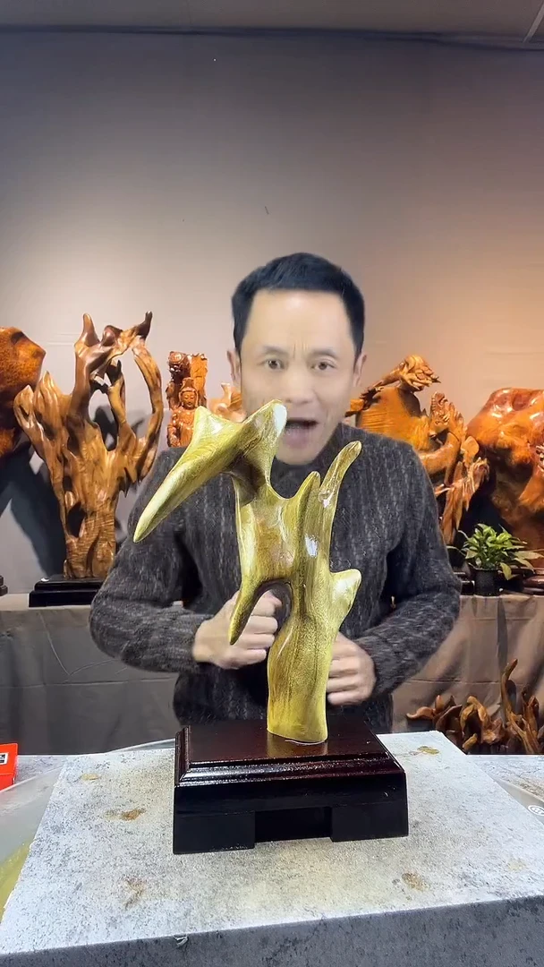 金丝楠沧**粟小叶桢楠随行摆件3