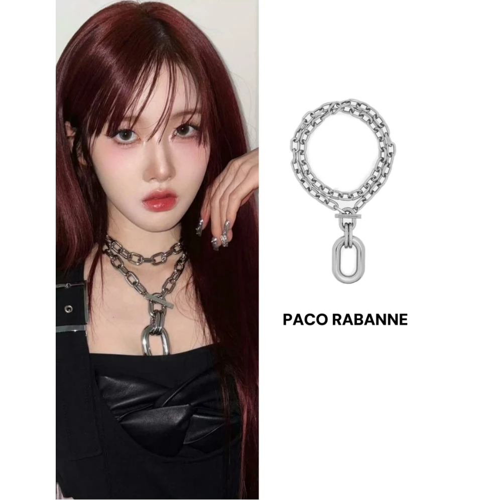 黄铜项链 PACO RABANNE  时尚百搭明星同款项链 SP0050