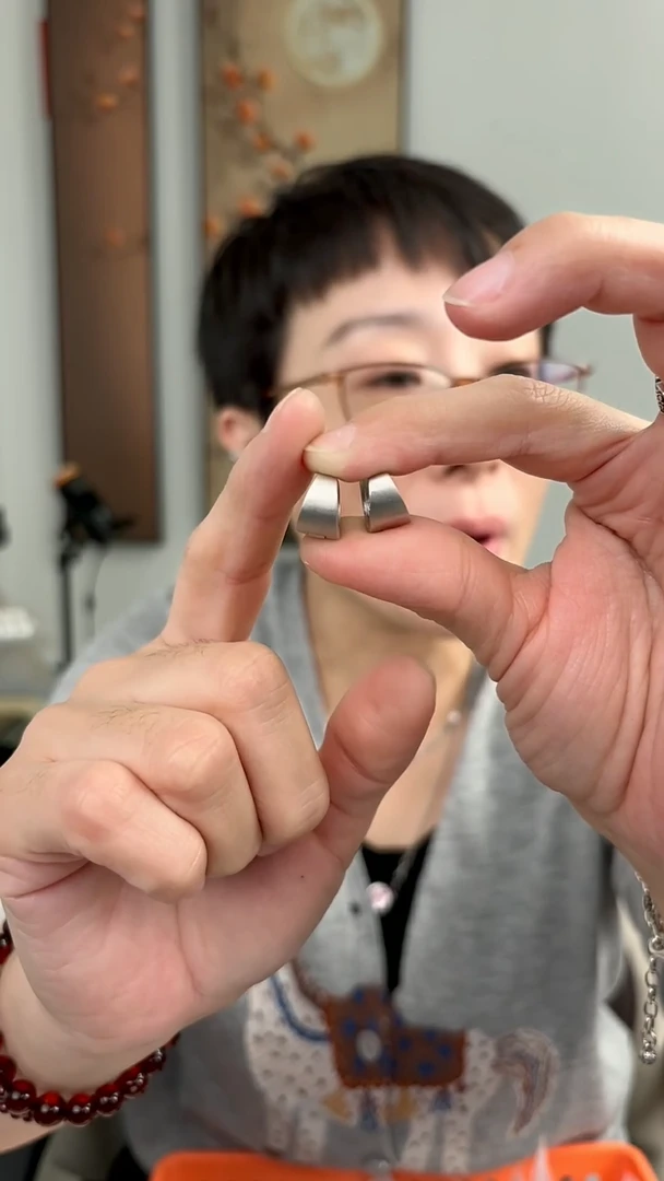 无925银纯银耳饰拉丝63