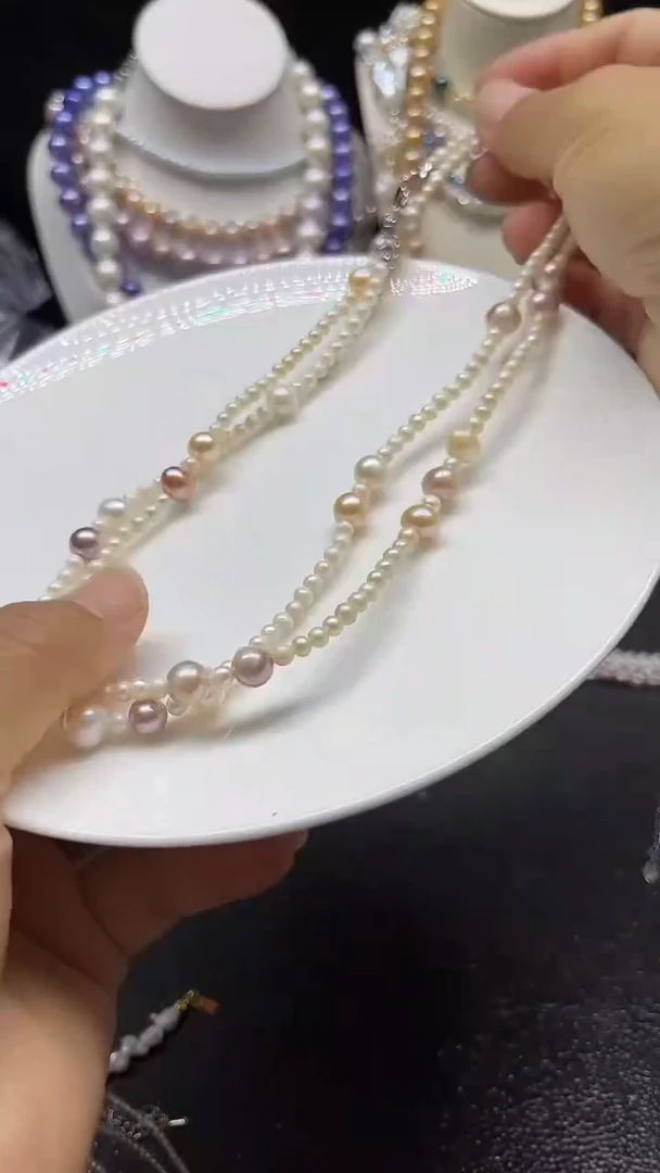颈饰未镶嵌淡水珍珠多人