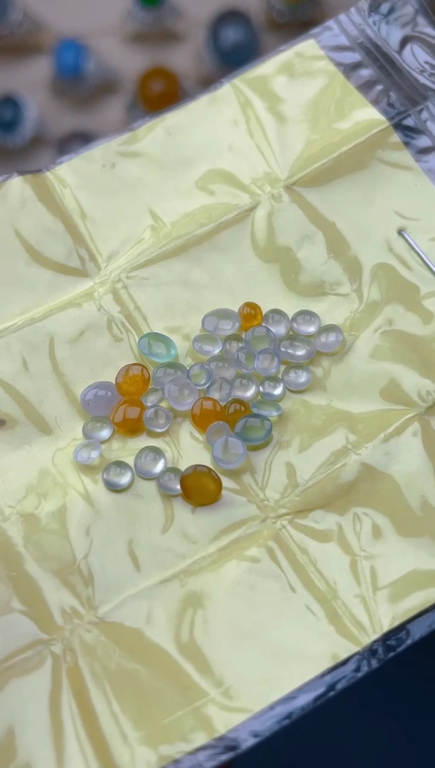 裸石翡翠天然翡翠蛋面14