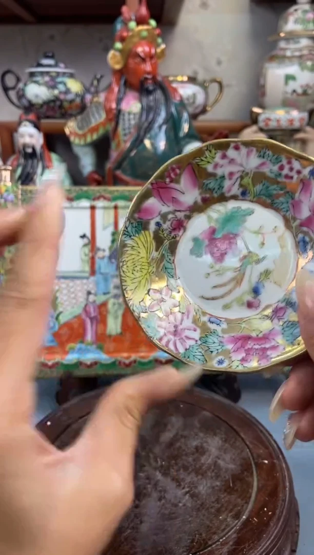 瓷片微瑕慎拍景德镇窑老厂瓷器单件