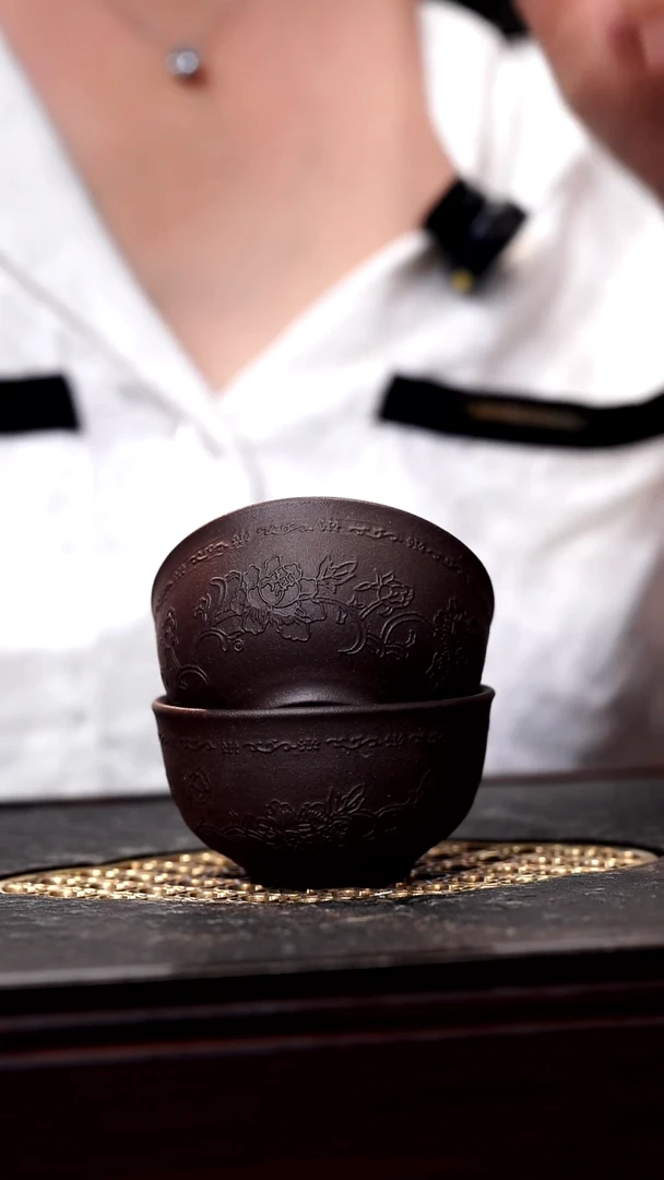 茶杯紫砂宜兴紫砂精品杯4