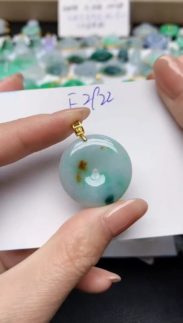 颈饰未镶嵌翡翠天然缅甸A货翡翠百元以上9元证书费自理