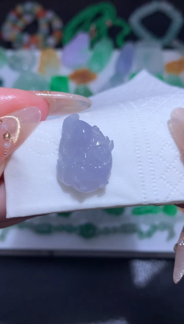 未镶嵌定制翡翠九尾狐