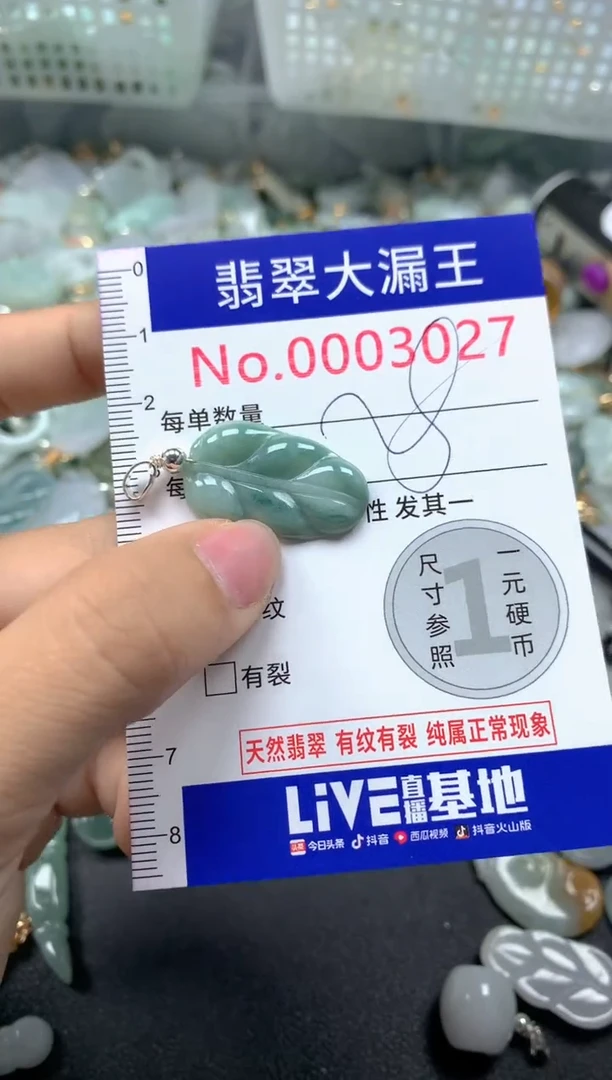 颈饰未镶嵌翡翠3027