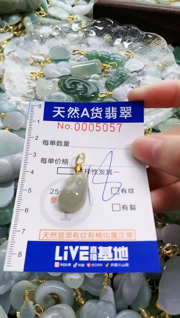 颈饰未镶嵌翡翠天然A货翡翠