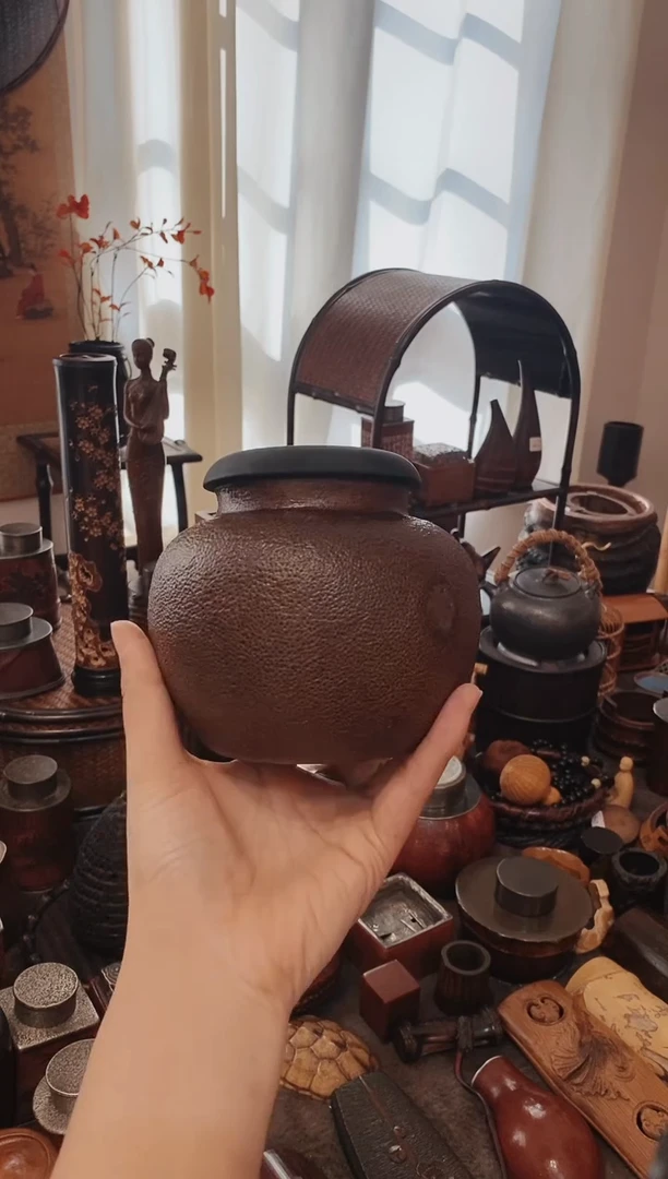 柚子皮精品大茶叶罐