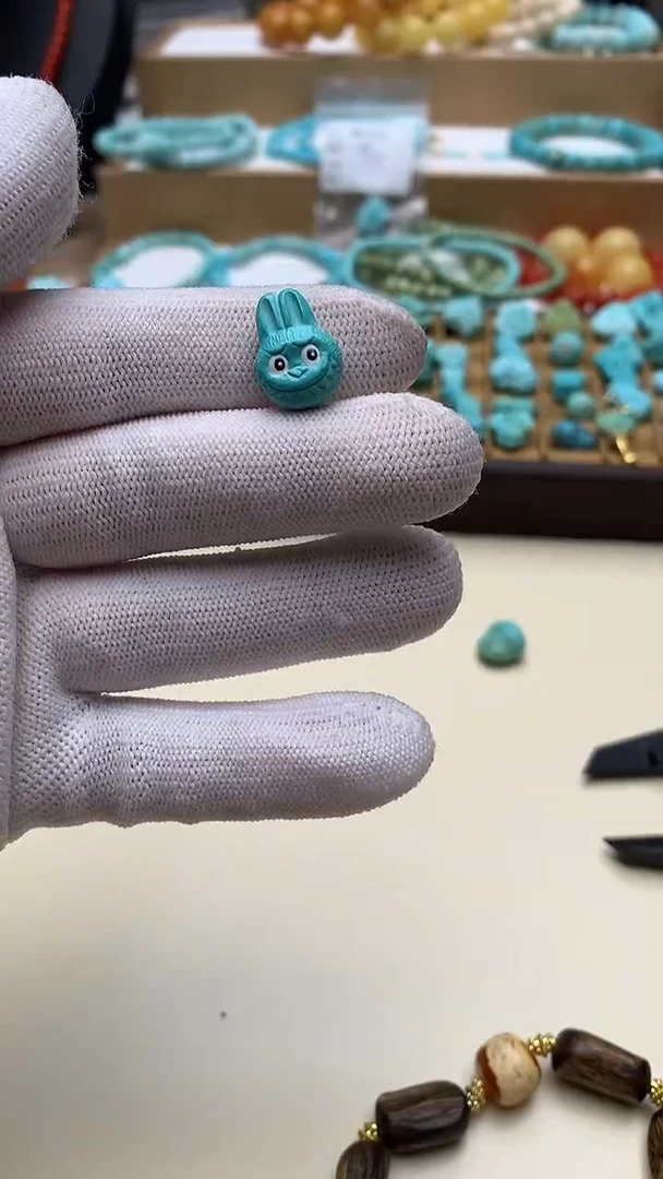 未镶嵌绿松石项链52