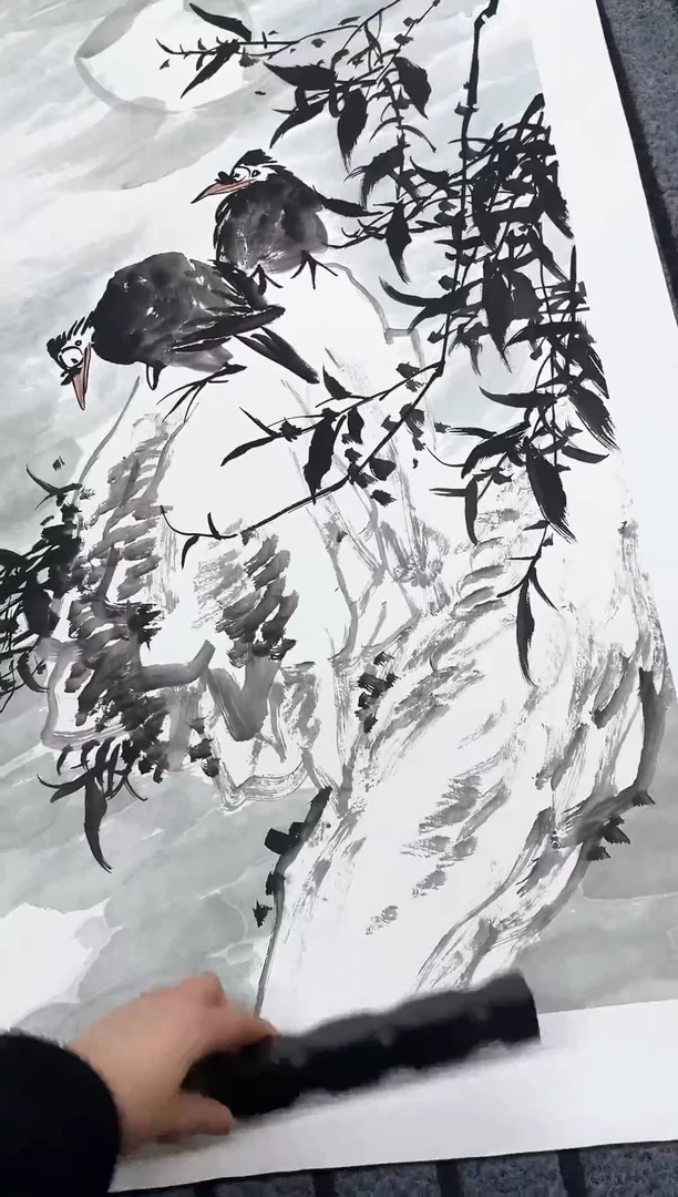 精品国画花鸟作品