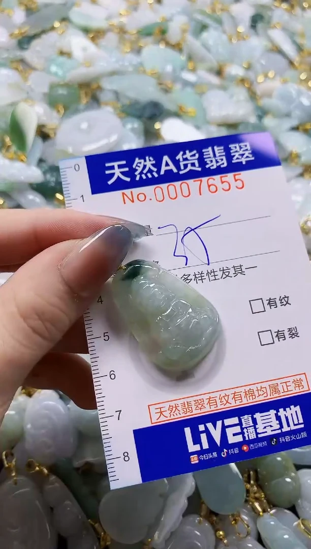 颈饰未镶嵌翡翠纯天然a货翡翠