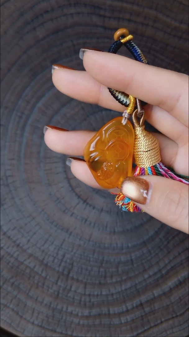 蜜蜡颈饰未镶嵌钥匙扣