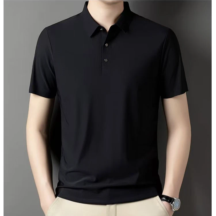 TUCANO/啄木鸟男士夏季翻领短袖POLO衫冰丝休闲商务纯色T恤