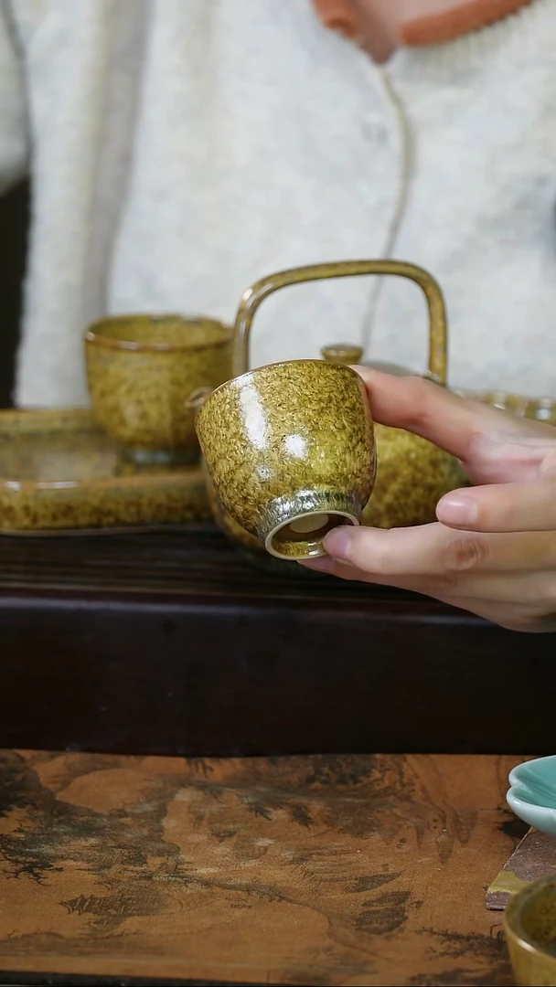 摆件瓷望瓯陶溪川单口杯