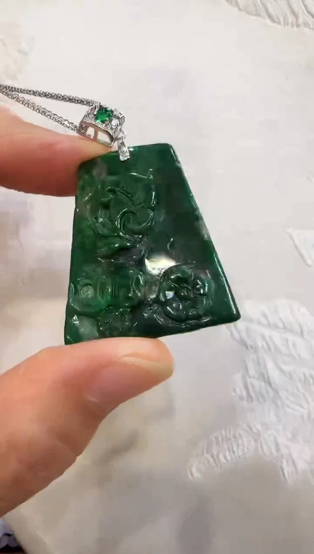 颈饰未镶嵌翡翠国风
